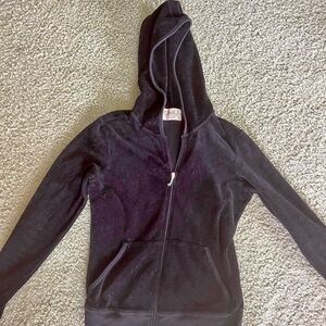 Black velour Juicy Couture Jacket